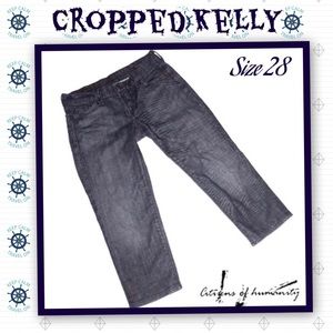 EUC DARK WASHED CROPPED KELLY COH SKINNY JEAN